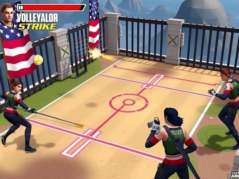 Volley Valor Strike Gameplay Controls
