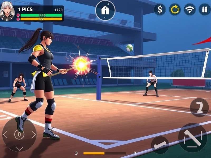 Volley Valor Strike Game Screenshot